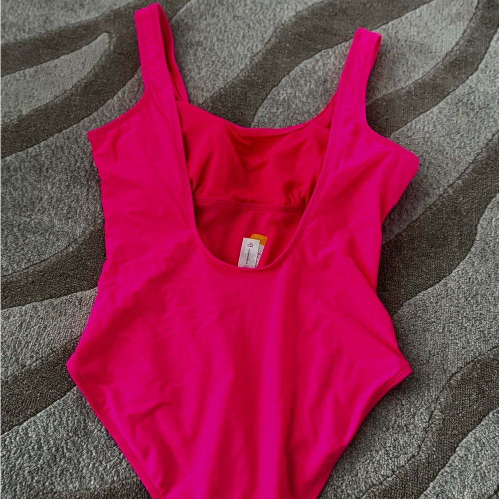 Hot pink one piece